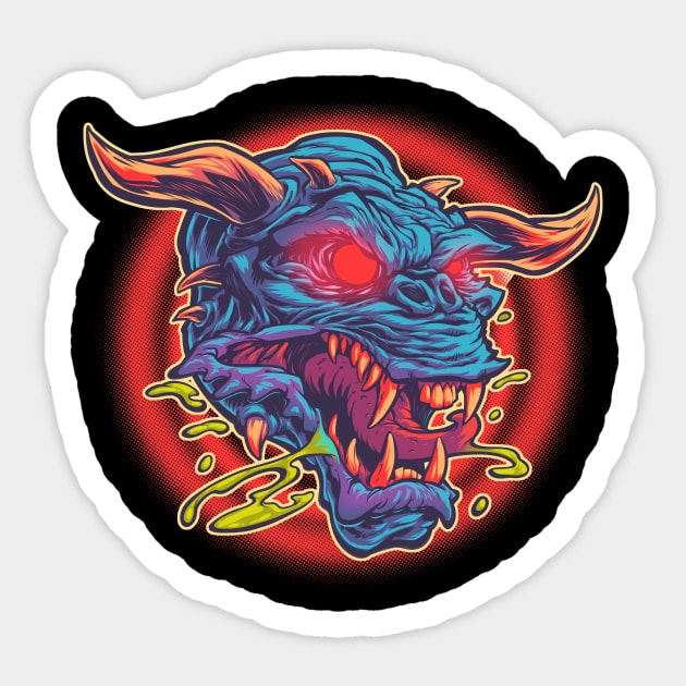 TERROR-DOG Sticker by beastpop